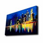 Wallity Lienzo Decorativo Iluminado con LED 45 x 70 cm Multicolor